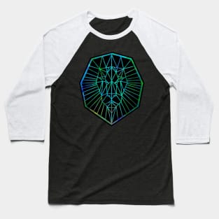 GEOMETRIC Lion Face Baseball T-Shirt